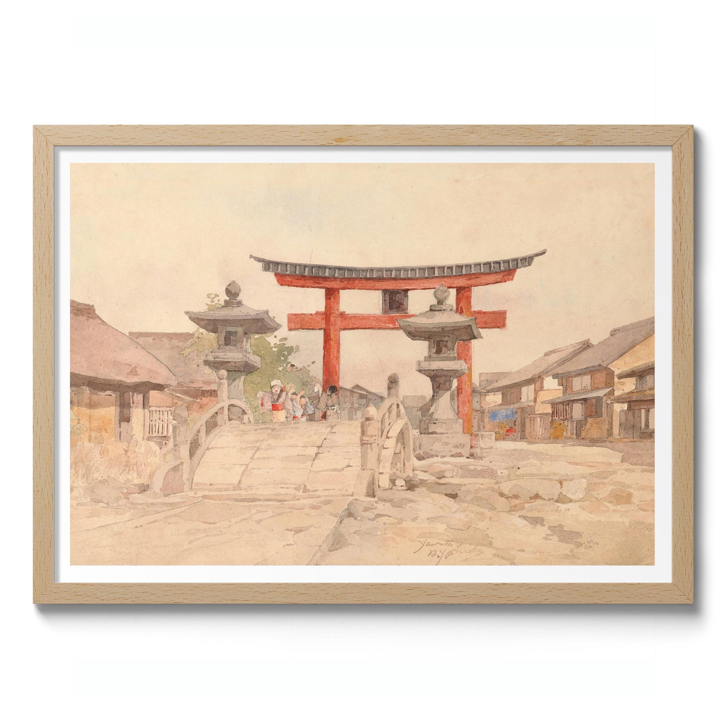 Landscape with Torii