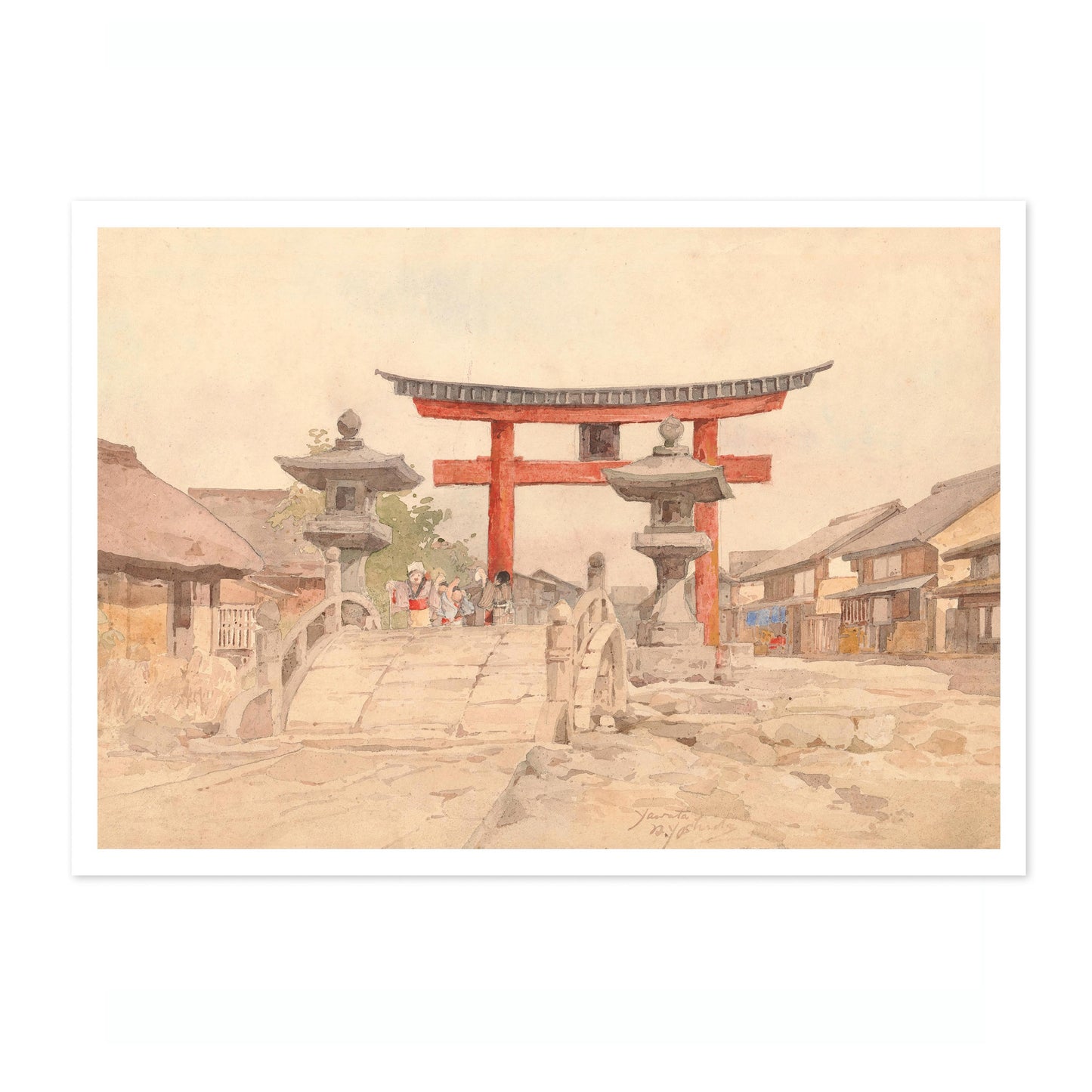 Landscape with Torii