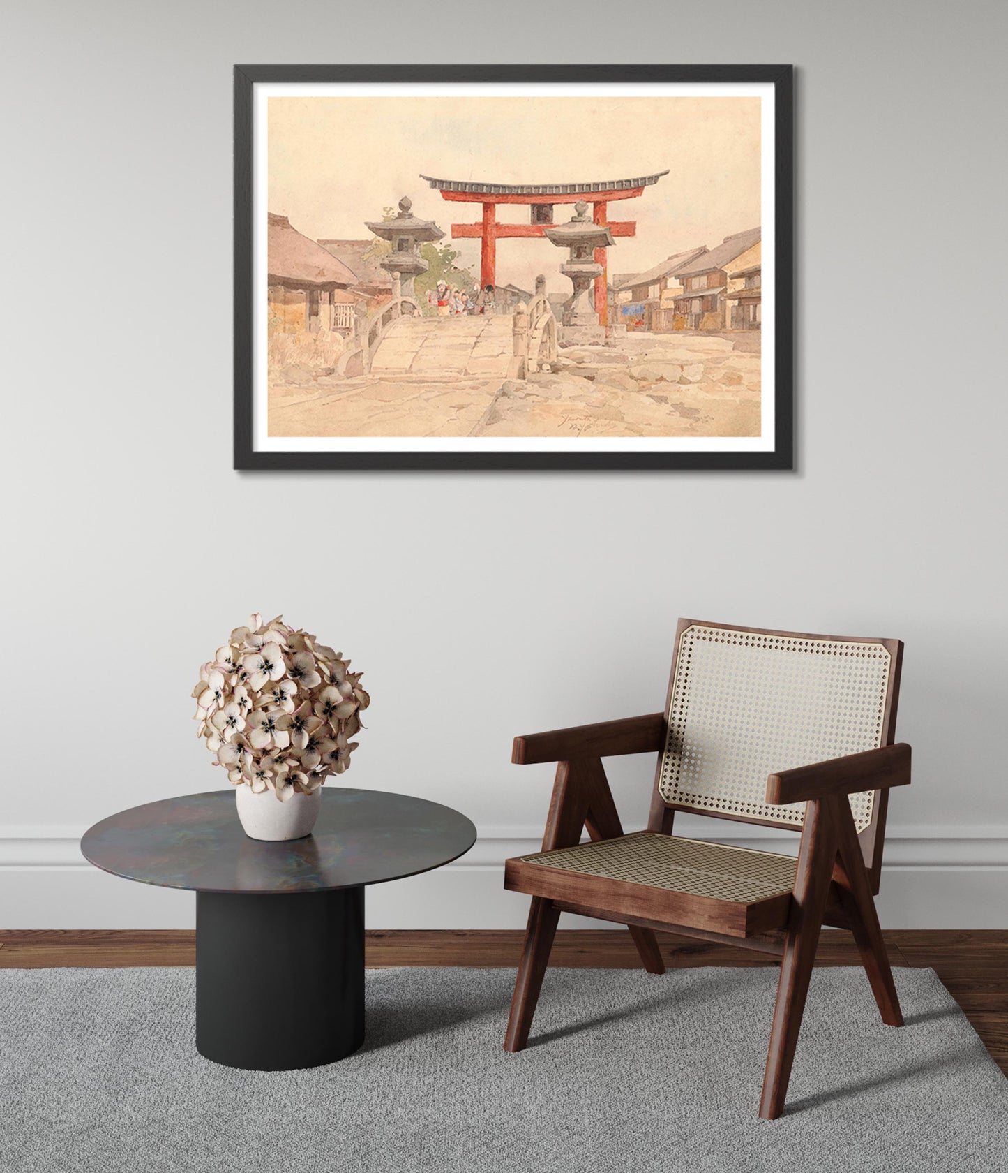 Landscape with Torii