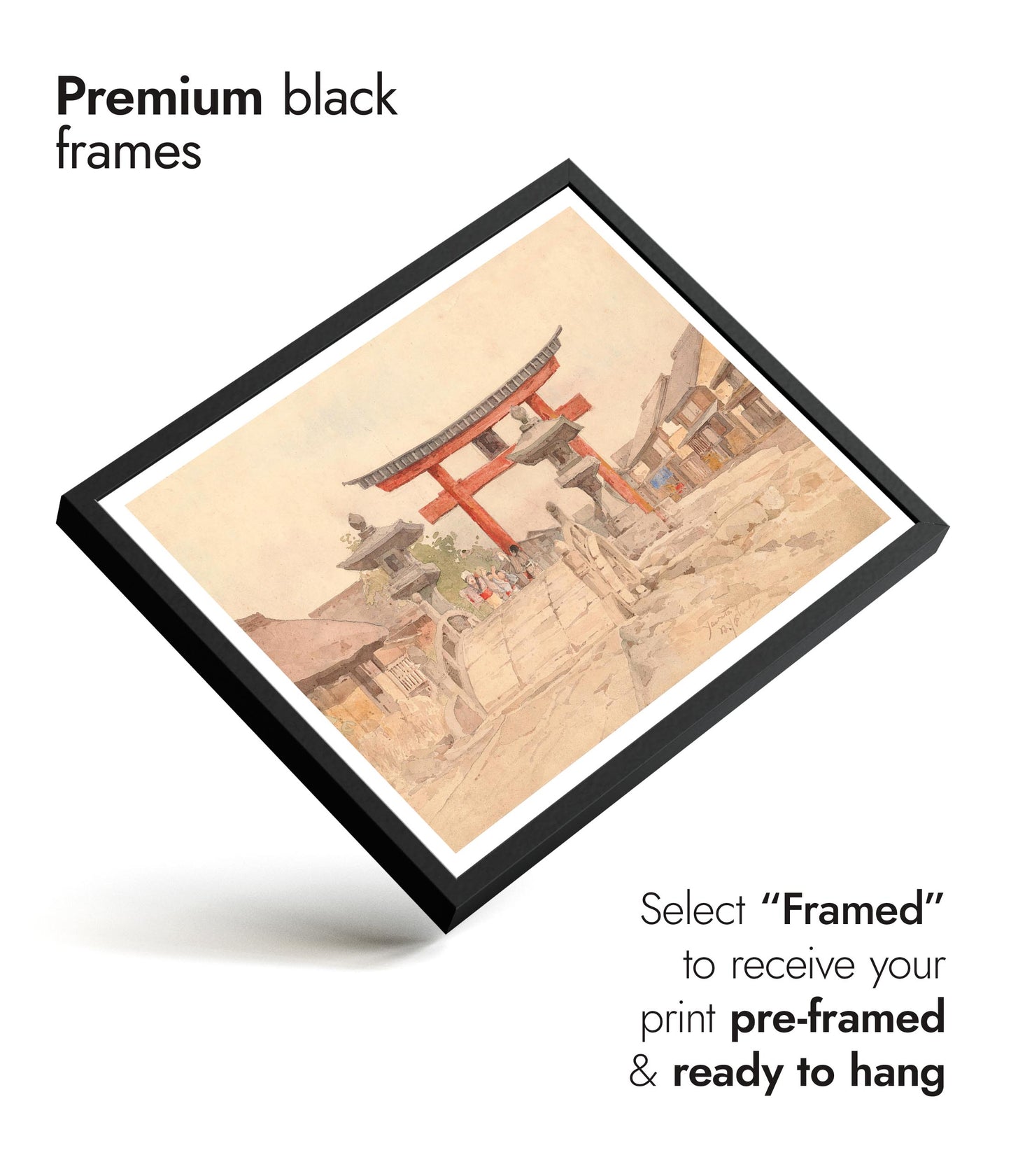 Landscape with Torii