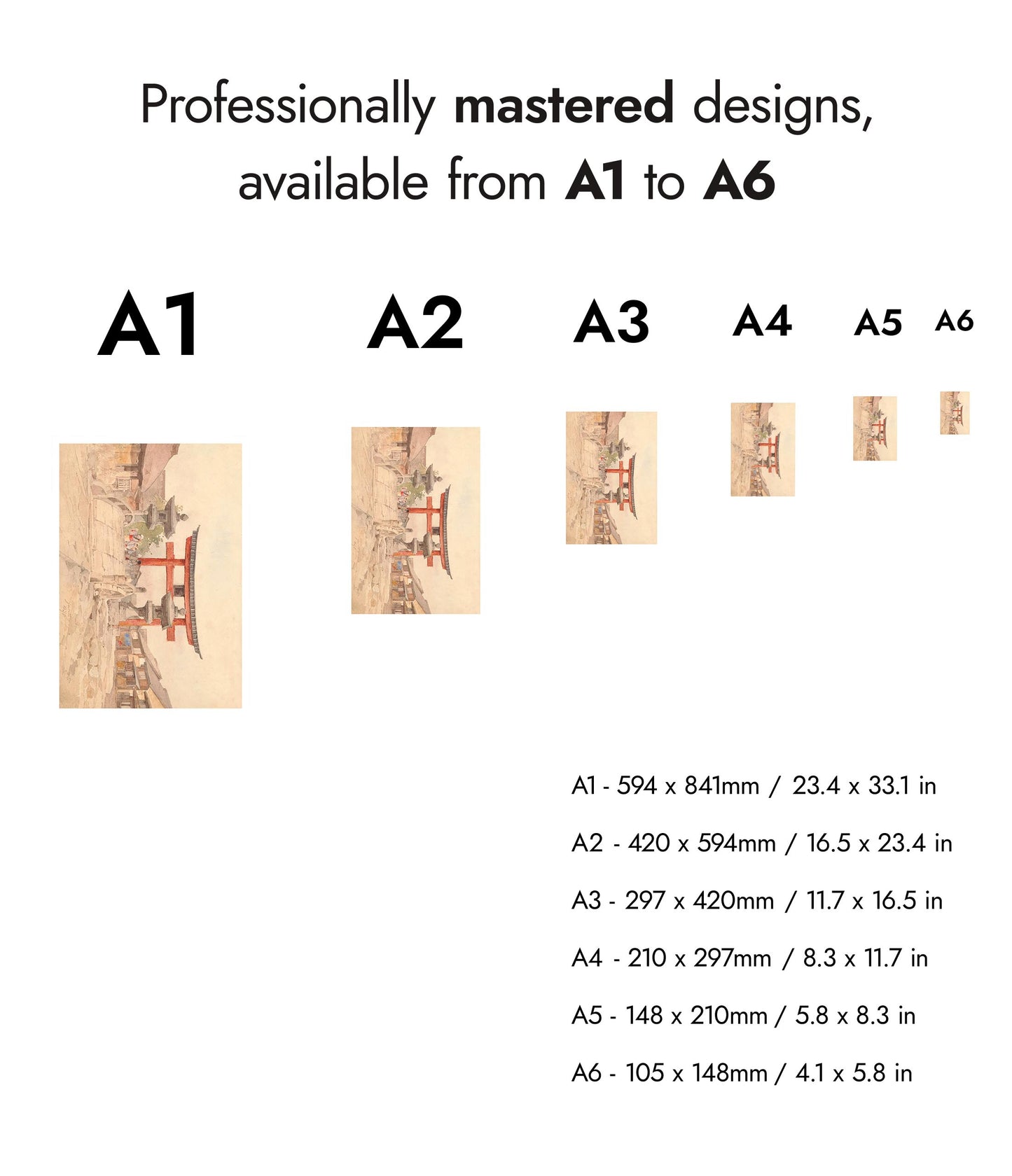 Landscape with Torii