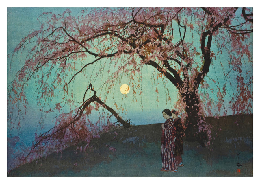 Kumoi-Zakura (Kumoi-kersenbomen) - Print Only frame