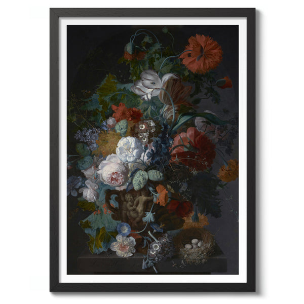 Still Life with Flowers & Bird's Nest