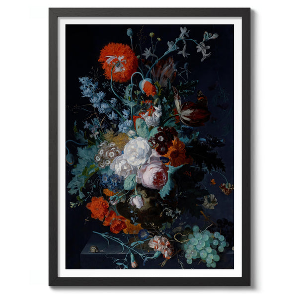 Still Life with Flowers & Fruit