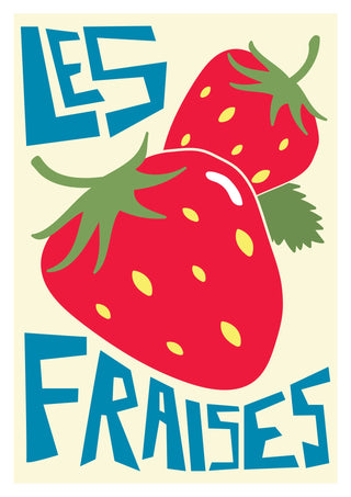 Jordgubbar print