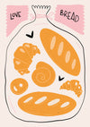 Love Bread print