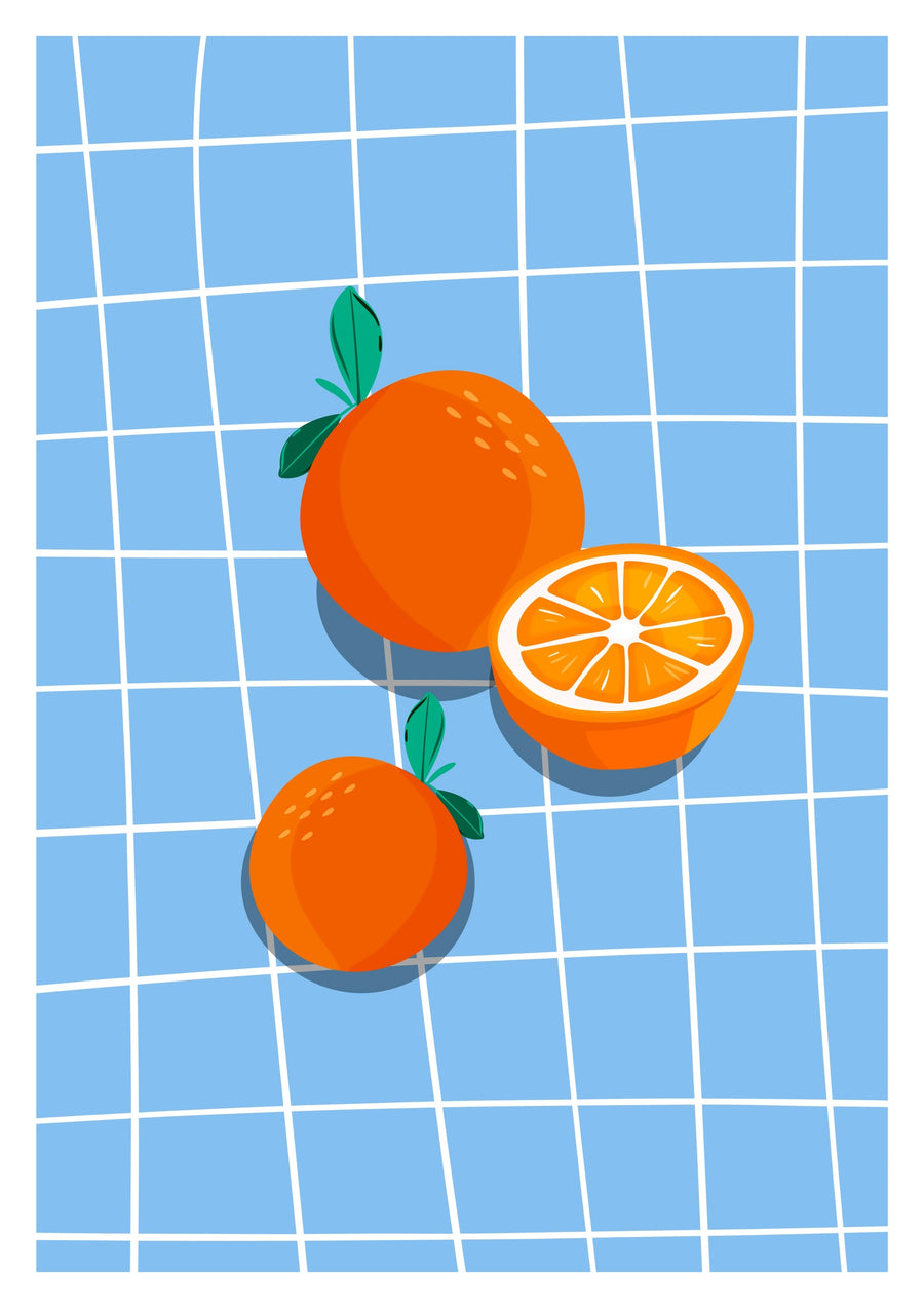 Oranges - Print Only frame