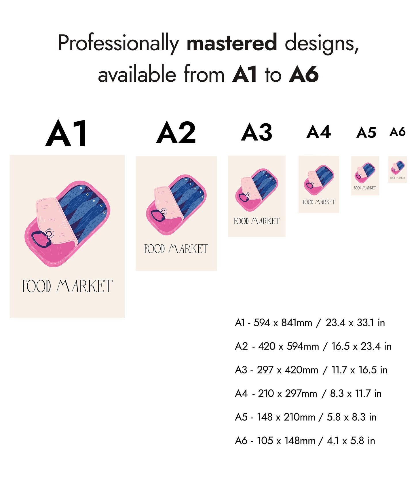 Sardines, Food Market