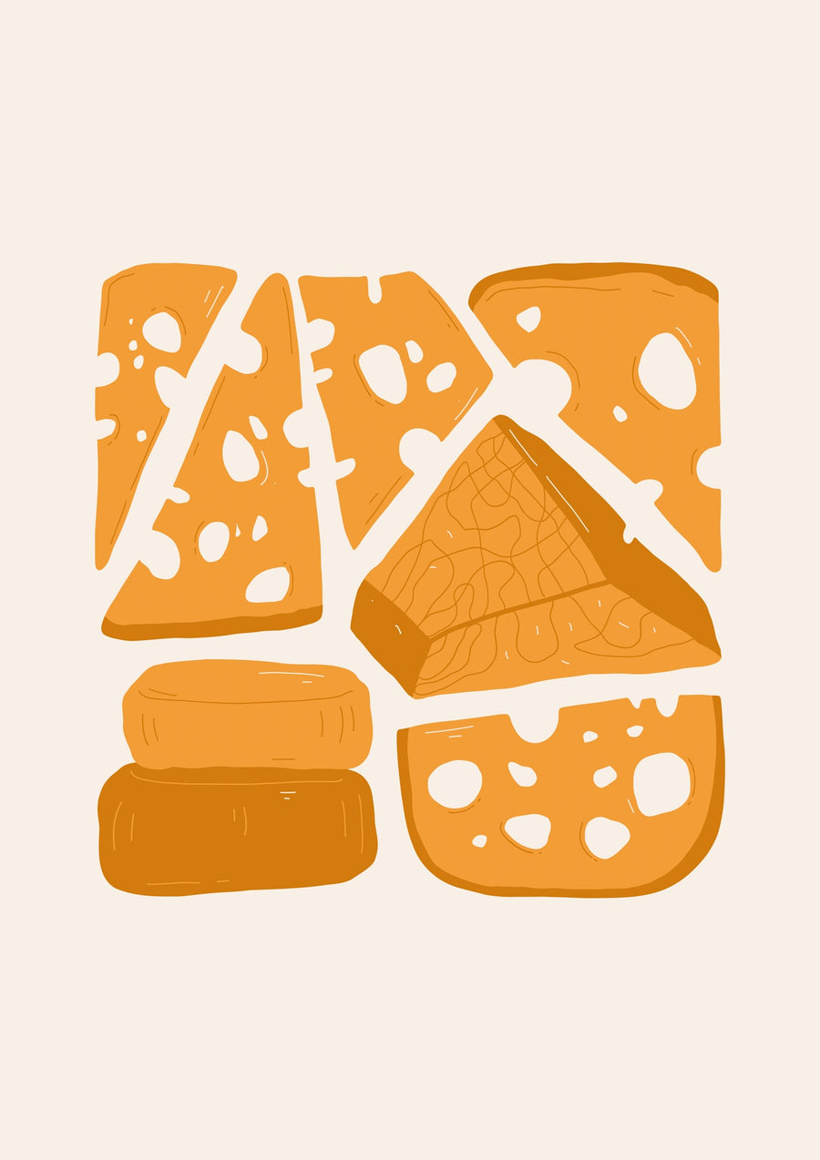Käse - Print Only frame