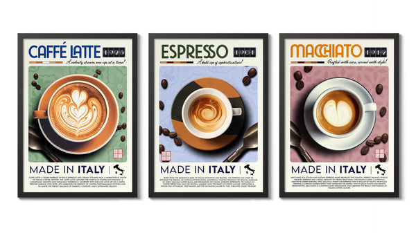 Italian Coffee - Set of 3