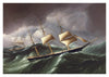 Clipper Ship Warner Rounding Cape Horn print