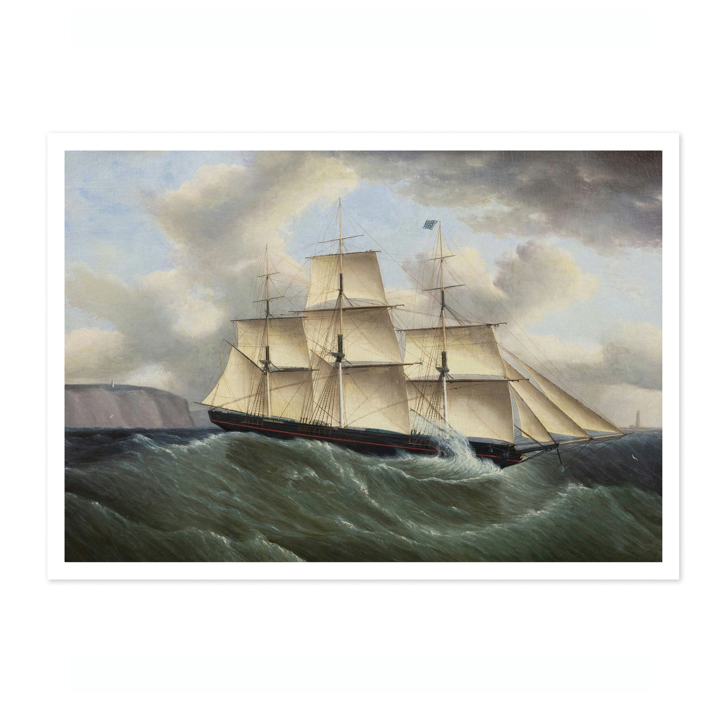 Ship Aground off the Highlands of Navesink