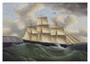 Ship Aground off the Highlands of Navesink print