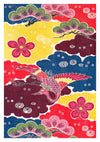 Pines & Cranes print