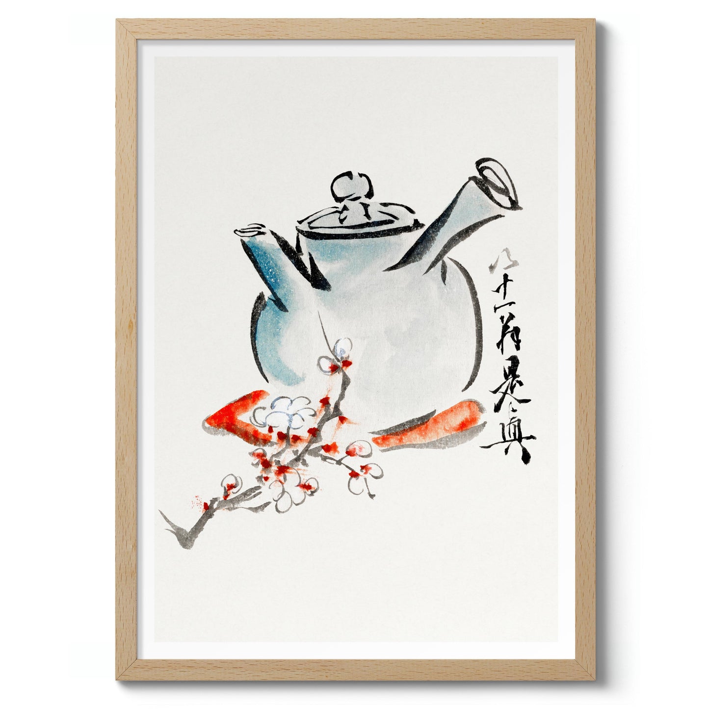 Teapot with Cherry Blossoms