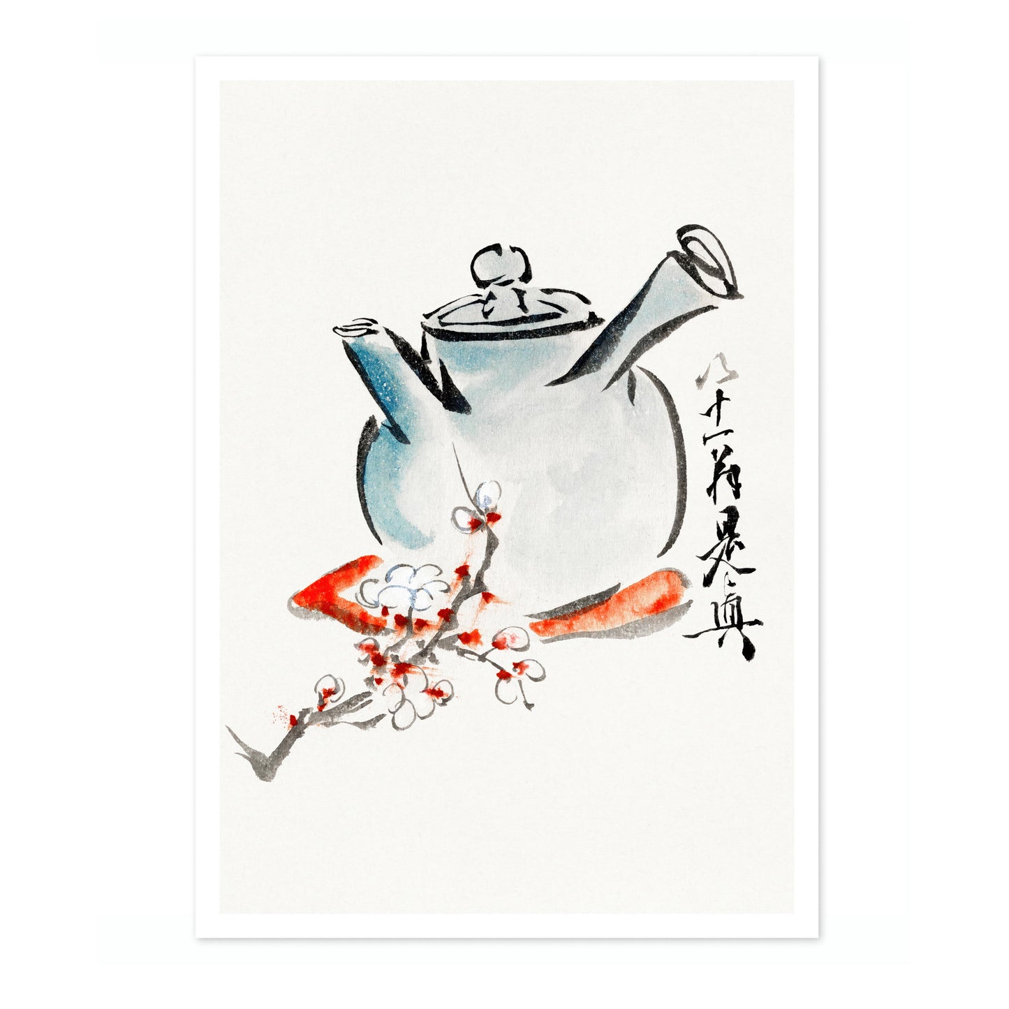 Teapot with Cherry Blossoms