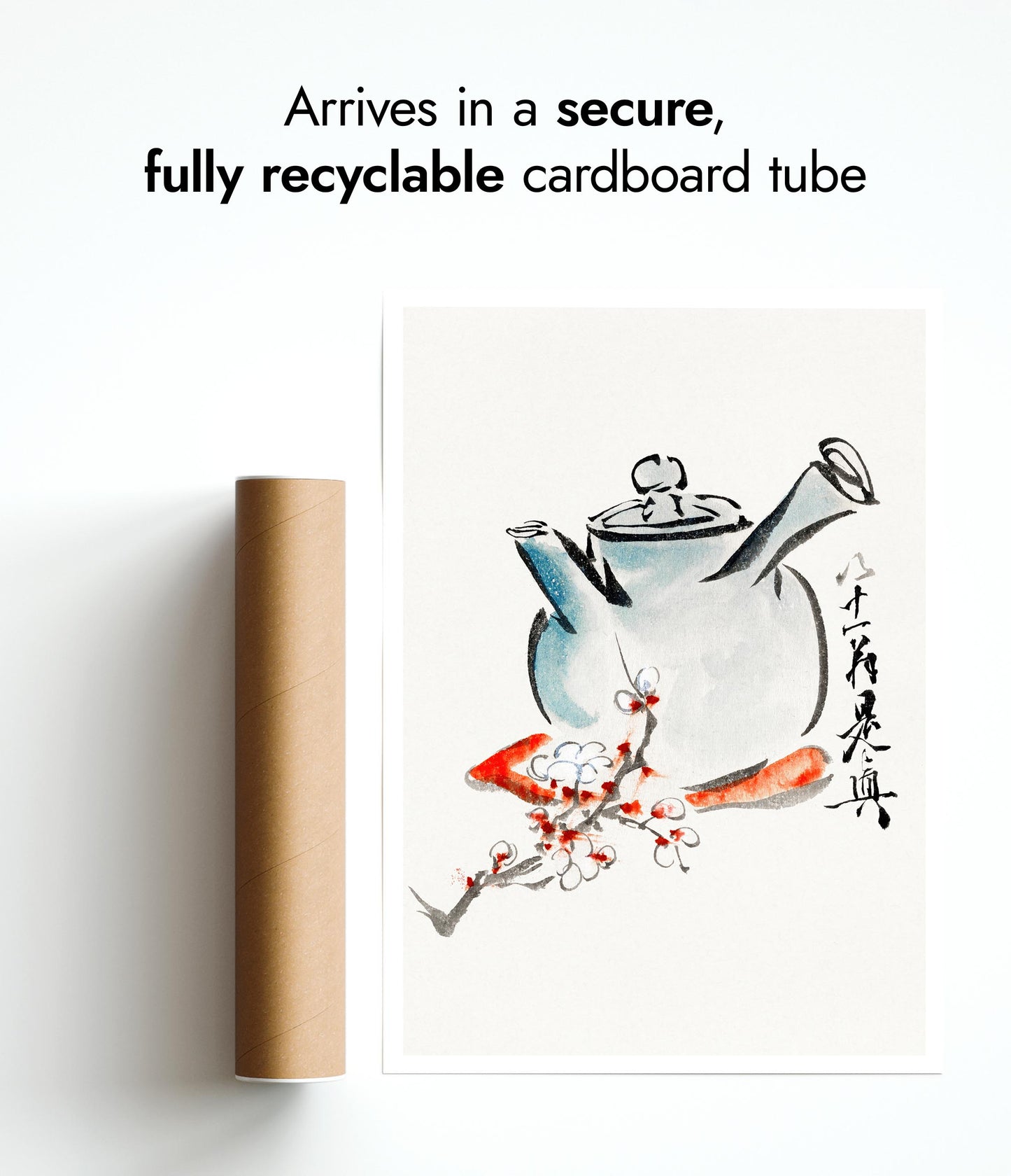 Teapot with Cherry Blossoms