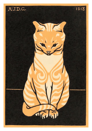 Orange Tabby Cat print