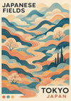 Japanese Fields print