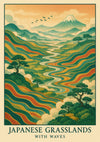 Japanese Grasslands print