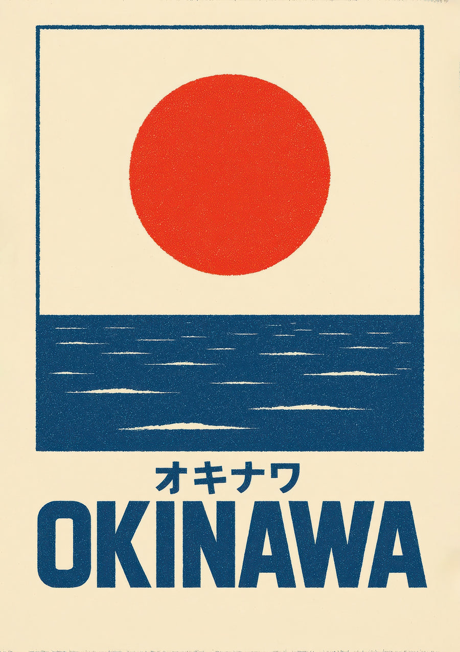 Okinawa - Print Only frame