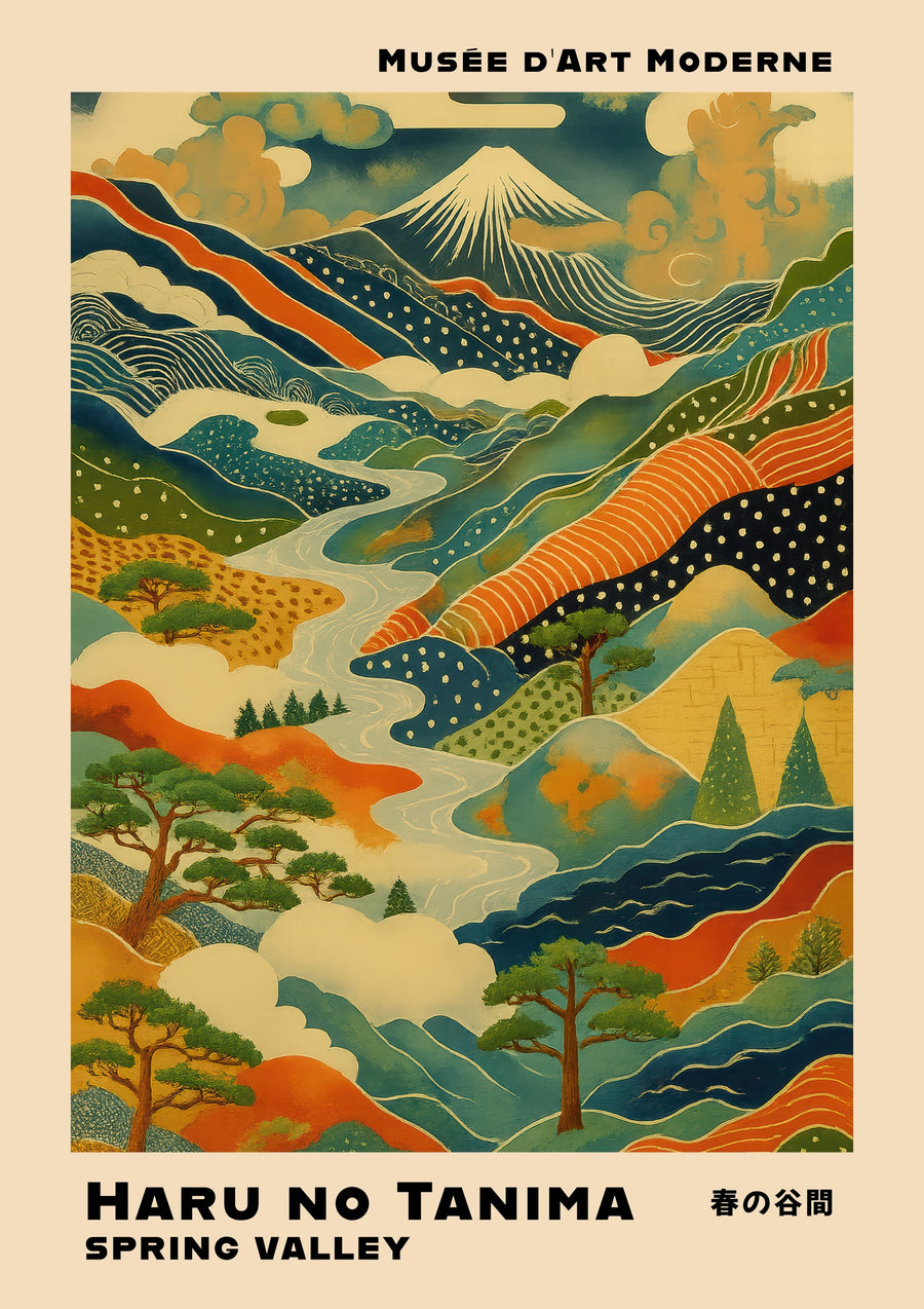 Vallée du Printemps - Print Only frame