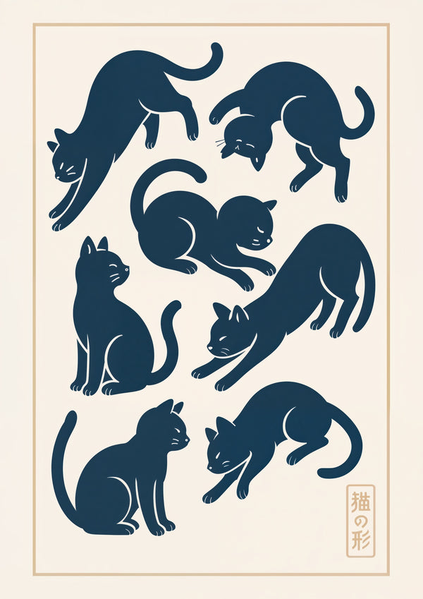Jouer avec des chats japonais