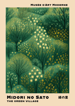 The Green Village print