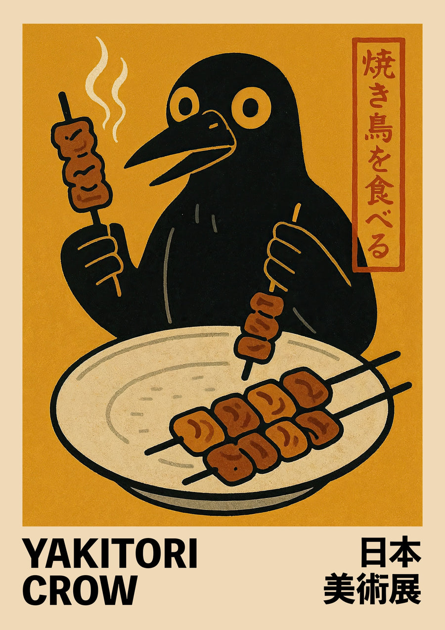 Yakitori Kraai - Print Only frame