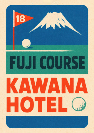 Fuji Golf Course print