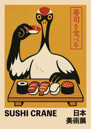 Sushi Crane print