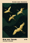 Golden Cranes print