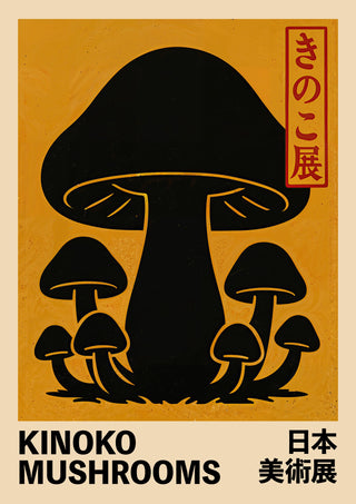 Kinoko-svampar print