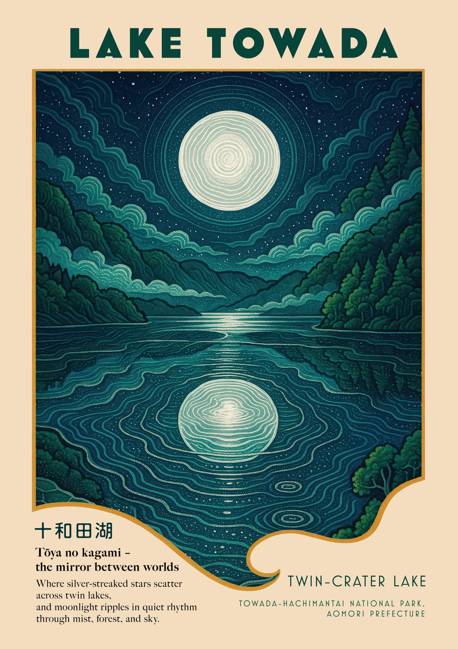 Lac Towada - Print Only frame