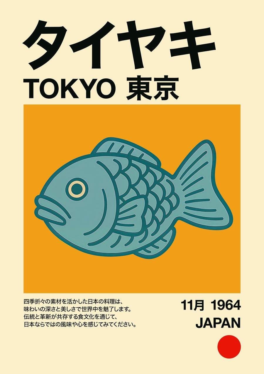 Taiyaki - Print Only frame