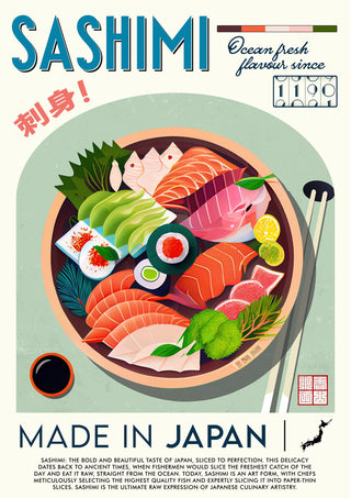 Sashimi print
