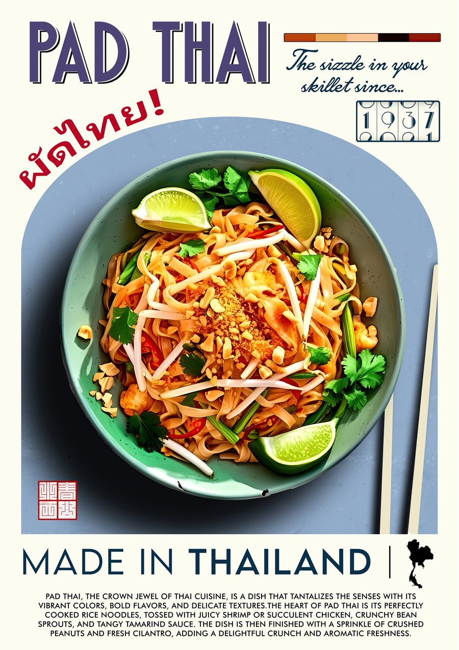 Pad Thai - Print Only frame