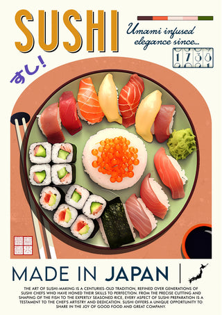 Sushi print
