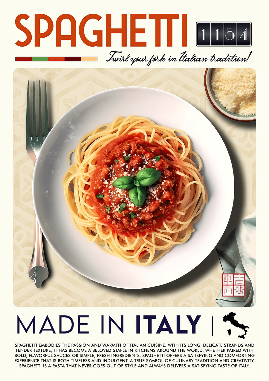Spaghetti - Print Only frame