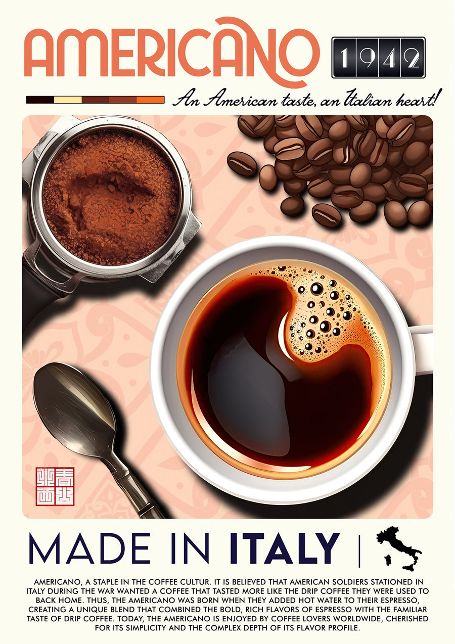 Americano - Print Only frame