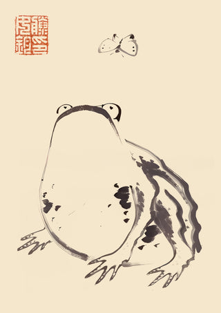 Groda & Fjäril print