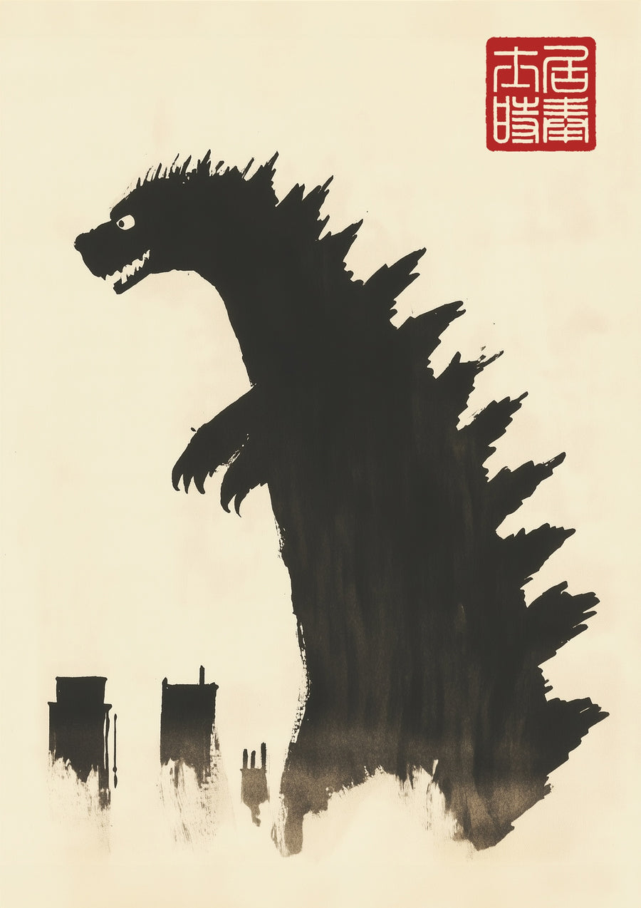 Godzilla - Print Only frame