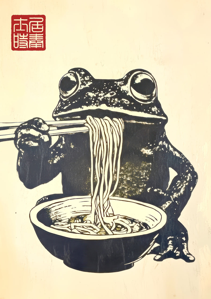 Ramen Groda - Print Only frame