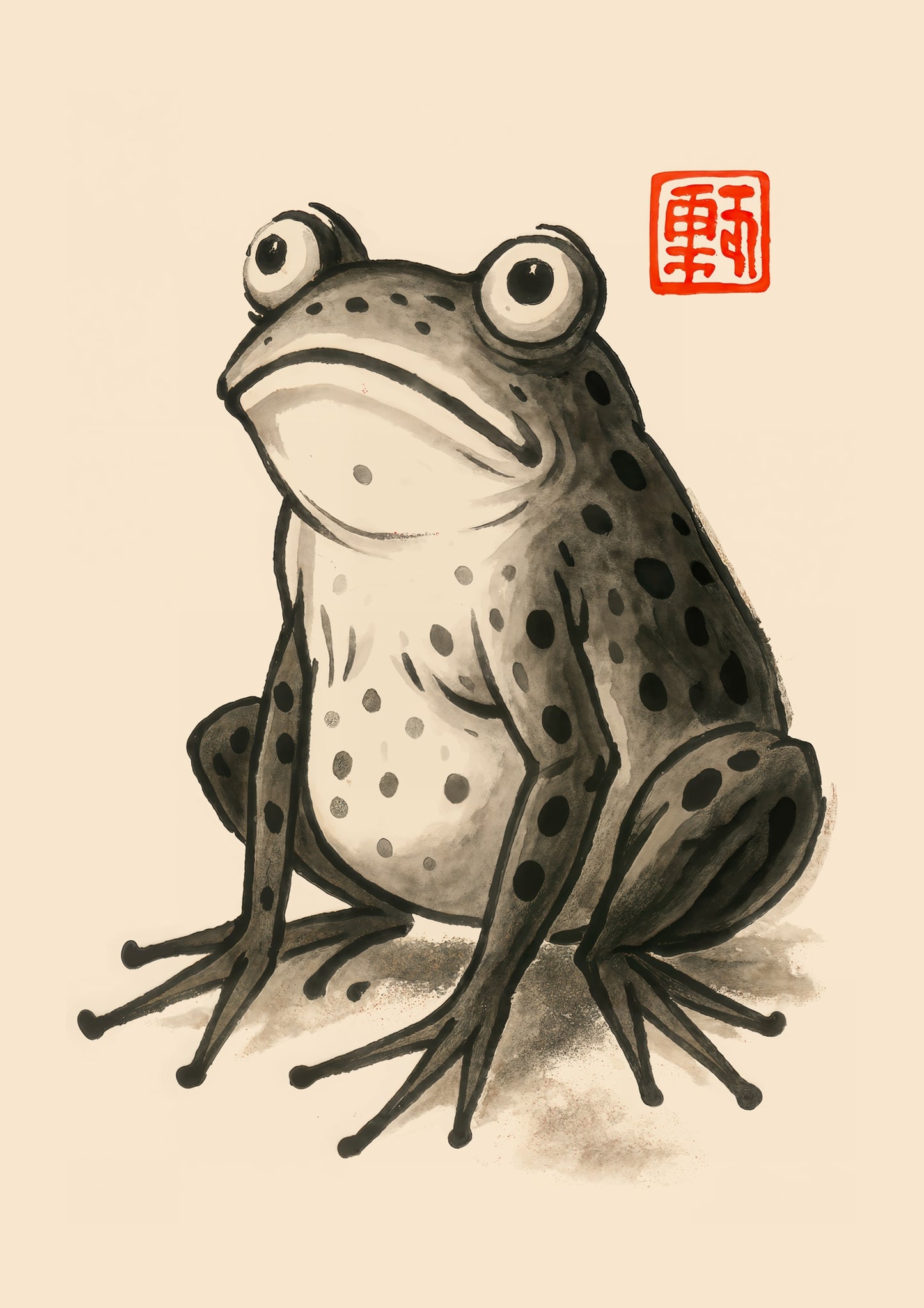 Sitting Frog