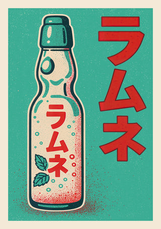 Ramune Soda print