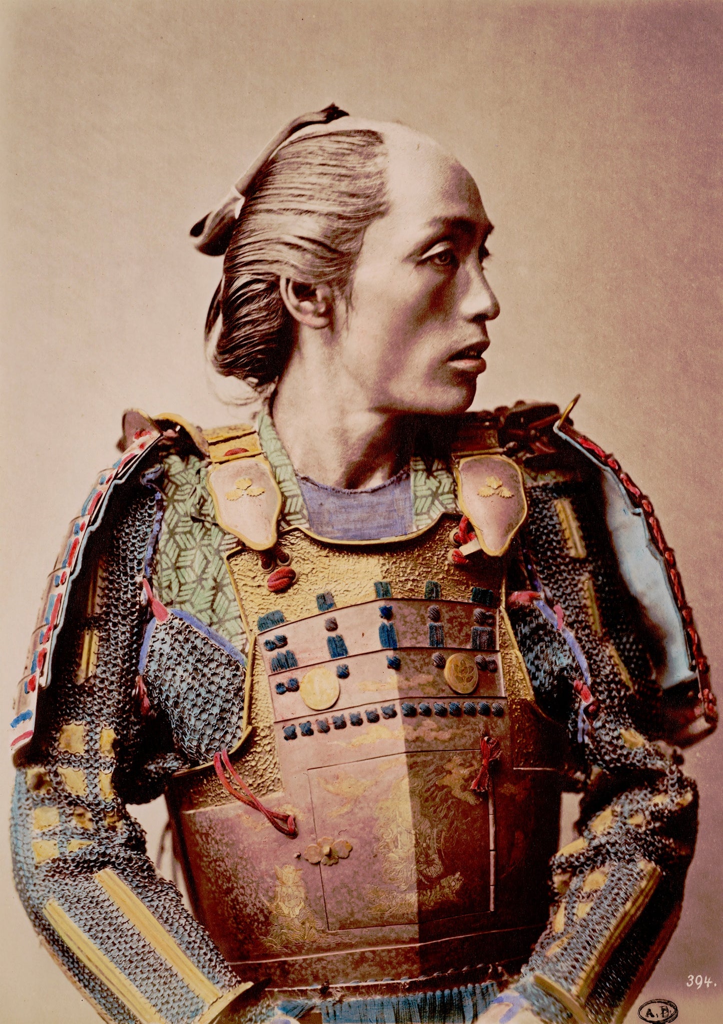 Samurai in Armour, 1870