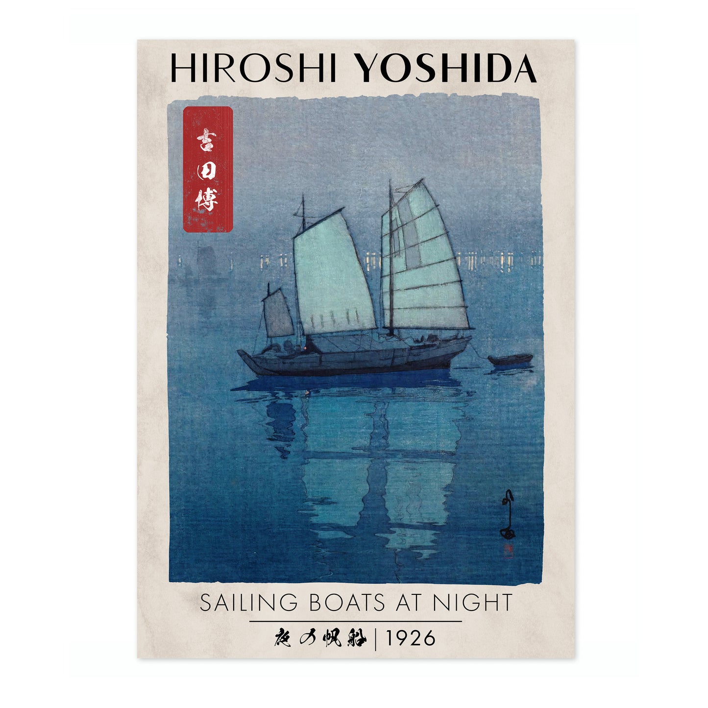 Sailing Boats at Night