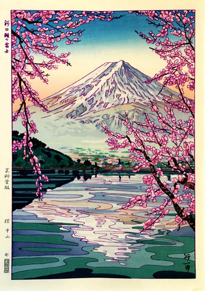 Mont Fuji et lac Kawaguchi