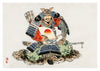 Samurai print