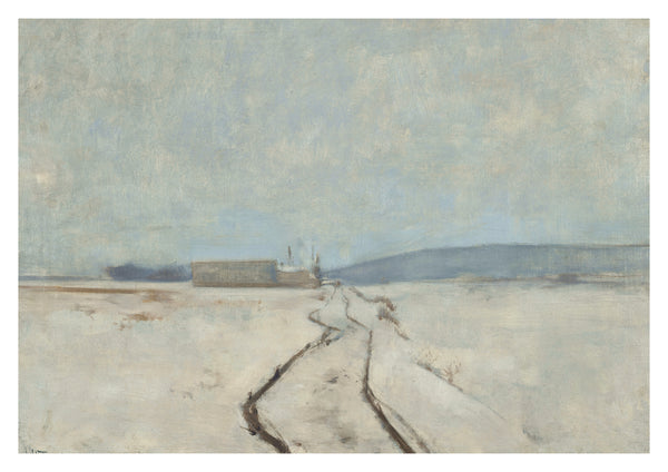 Längs floden, vinter